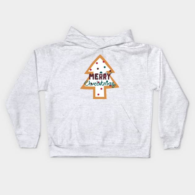 MERRY CHRISTMAS AND HAPPY NEW YEAR Kids Hoodie by zzzozzo